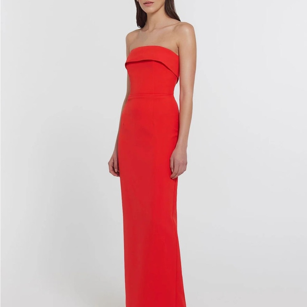 KIANNA Sutton gown - Red